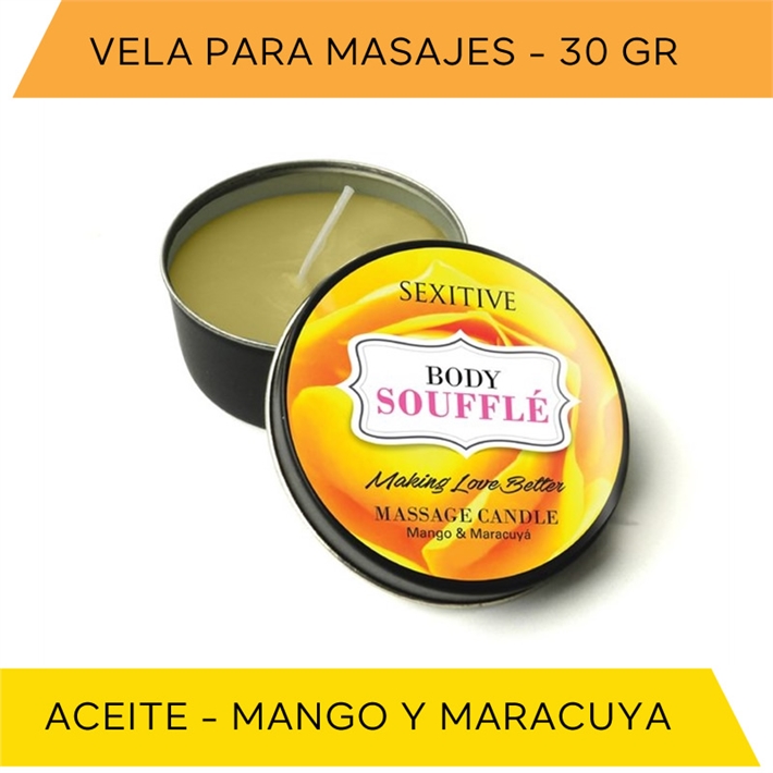 Vela para masajes Mango y MaracuyaEAN: 9520043305853